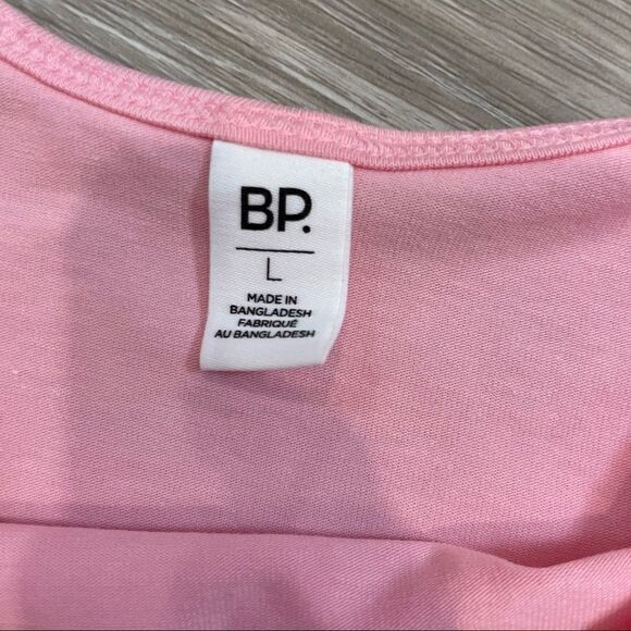 Bp Pink Rib-Knit Crop Cami Top - Picture 3 of 4